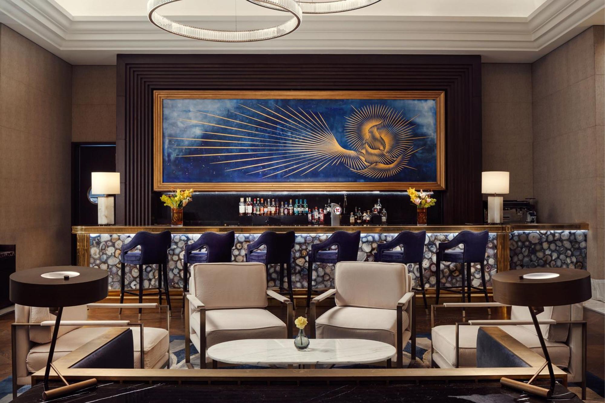 The St. Regis Astana Hotel Exterior foto The bar at the hotel